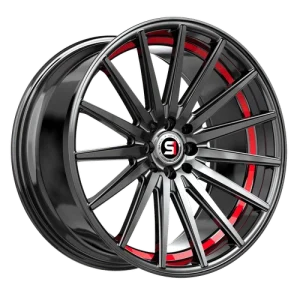 Spec-1 Racing – SP-69 – Black – 18″x8″ 38mm – All weather Wheels – SP-691883538GBRU